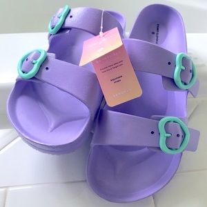 Stoney Clover Lane X Target Purple Slide Sandals